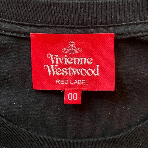Vivienne Westwood Black T-Shirt Dress w/ Lamb L XL - Picture 6 of 7